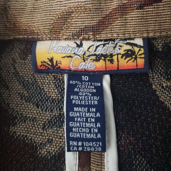 NWOT Havana Jacks Cafe Blazer 10 Tapestry Jacket Beige Floral Vintage Guatemala - Picture 11 of 11